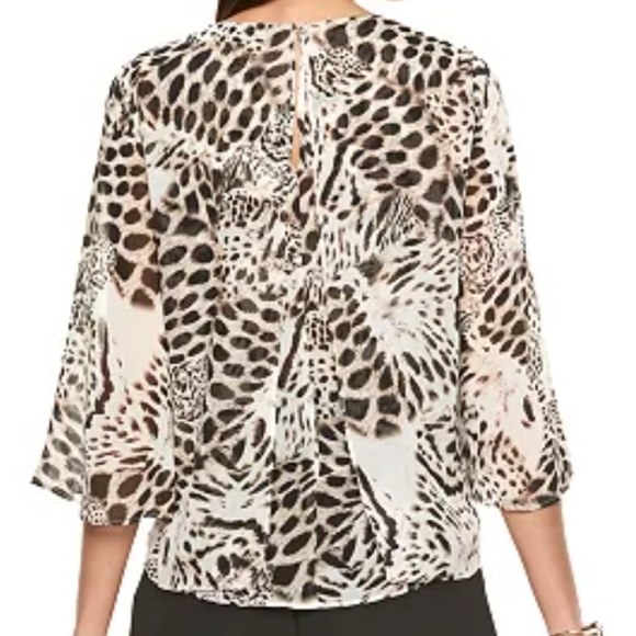 Bold Leopard Print Women's Top - Picture 3 of 8